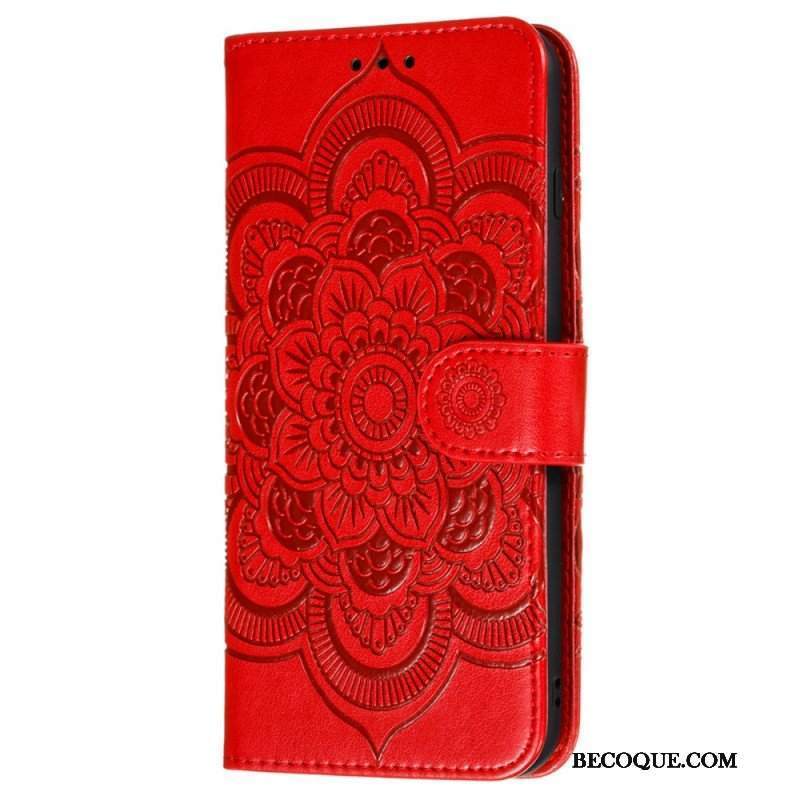 Etui Folio do Samsung Galaxy S22 5G Pełna Mandala