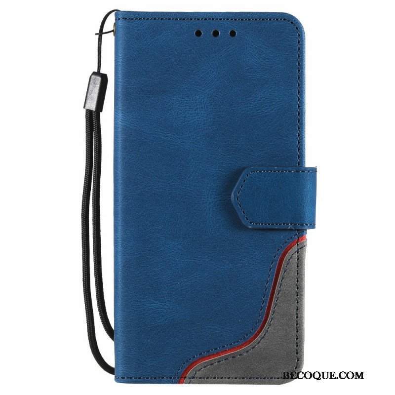 Etui Folio do Samsung Galaxy S22 Ultra 5G Fala W Dotyku Skóry