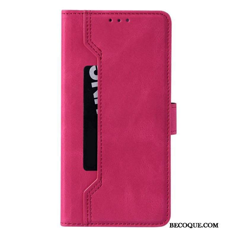 Etui Folio do Samsung Galaxy S22 Ultra 5G Posiadacz Karty Z Przodu