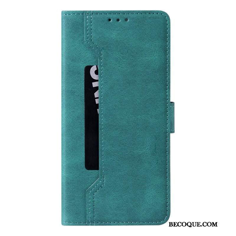 Etui Folio do Samsung Galaxy S22 Ultra 5G Posiadacz Karty Z Przodu