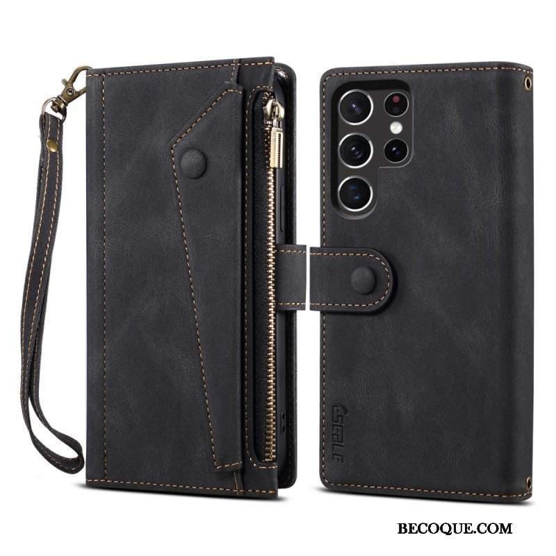 Etui Folio do Samsung Galaxy S22 Ultra 5G Wielofunkcyjne