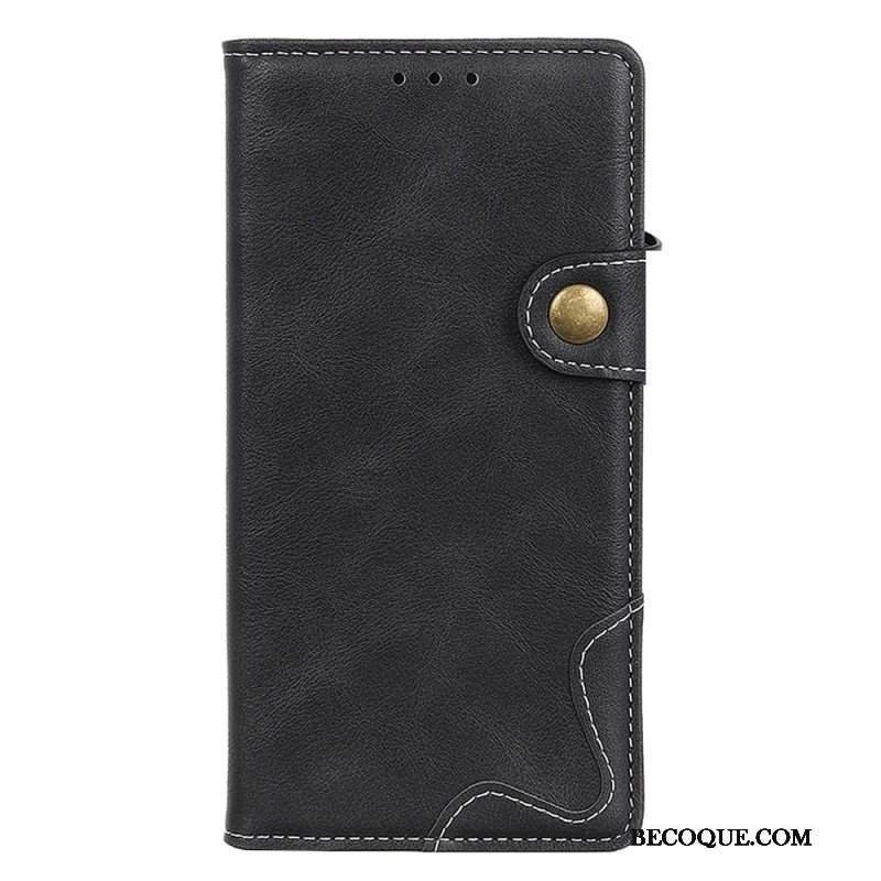 Etui Folio do Samsung Galaxy S23 5G Artystyczny Guzik