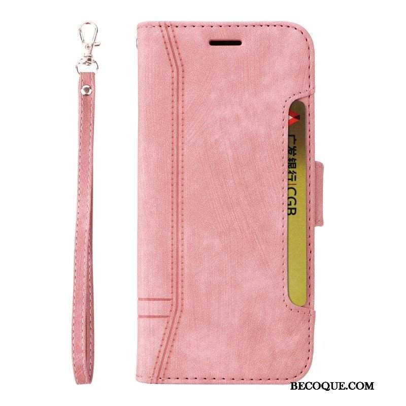 Etui Folio do Samsung Galaxy S23 5G Betopnice Przednie Etui Na Karty