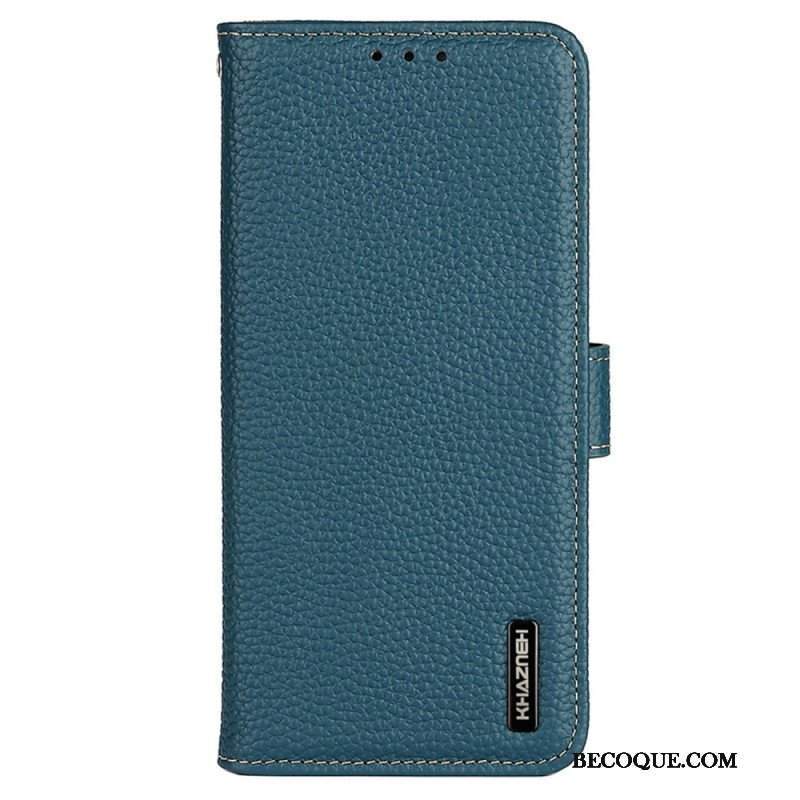 Etui Folio do Samsung Galaxy S23 5G Khazneh Skóra Liczi