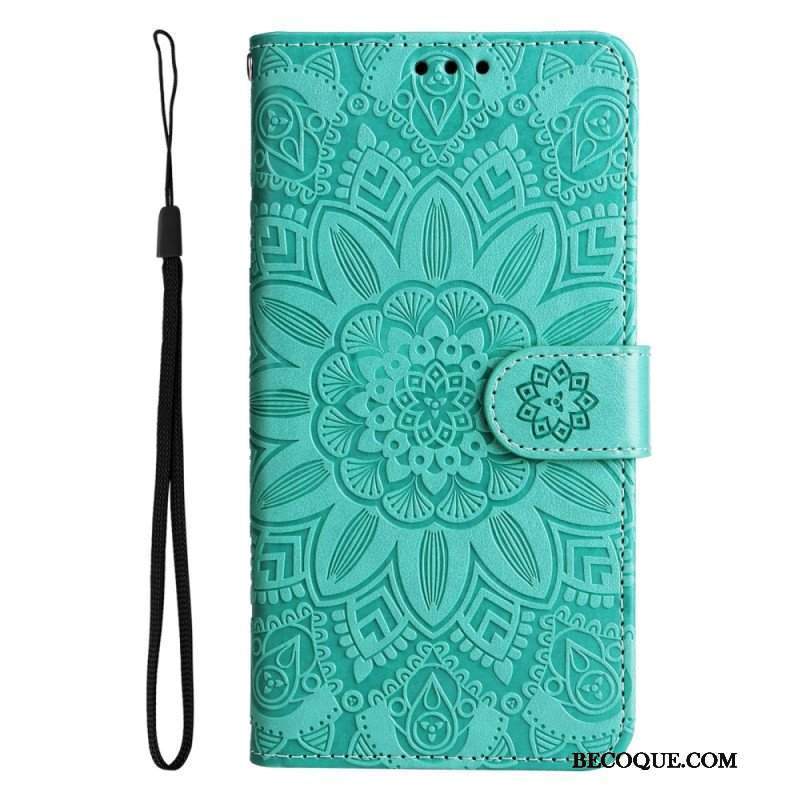 Etui Folio do Samsung Galaxy S23 5G Mandala Sun Ze Smyczą