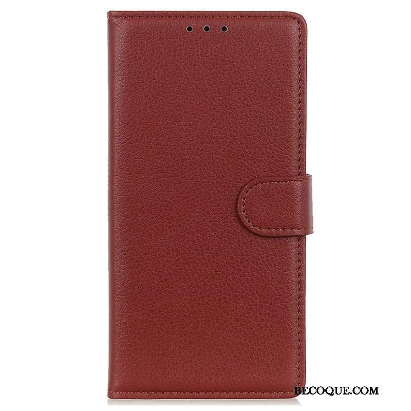 Etui Folio do Samsung Galaxy S23 Plus 5G Tradycyjna Sztuczna Skóra