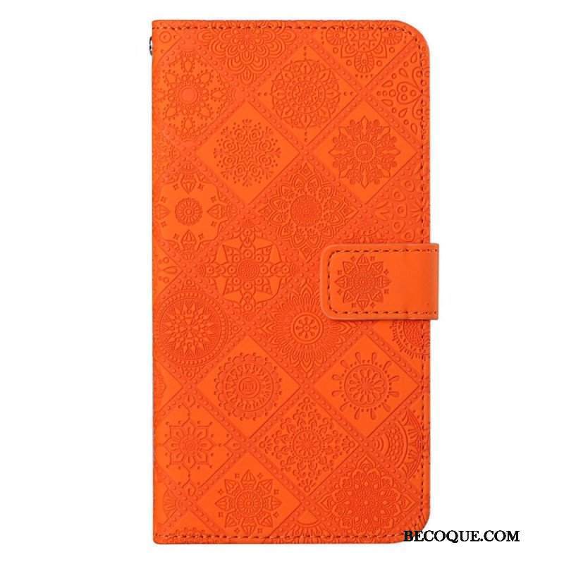 Etui Folio do Samsung Galaxy S23 Plus 5G Wzór Gobelinu