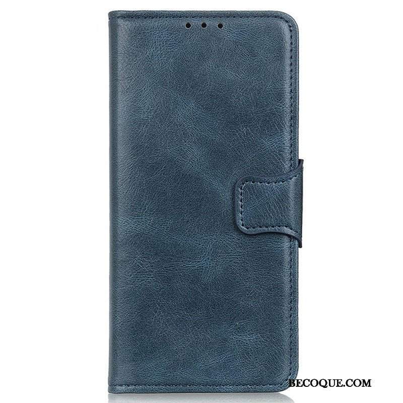 Etui Folio do Samsung Galaxy S23 Ultra 5G Stylowe Skórzane Zapięcie Dwustronne