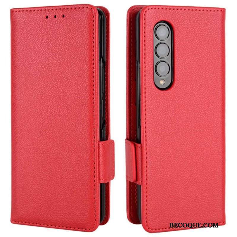 Etui Folio do Samsung Galaxy Z Fold 4 Winston Ze Sztucznej Skóry