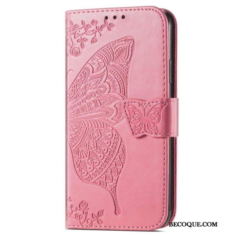 Etui Folio do Sony Xperia 1 IV Barokowy Motyl