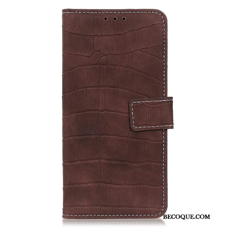 Etui Folio do Sony Xperia 1 IV Krokodyl