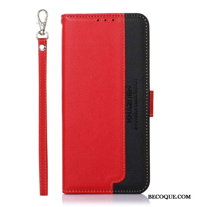 Etui Folio do Sony Xperia 1 IV Rfid W Stylu Liczi