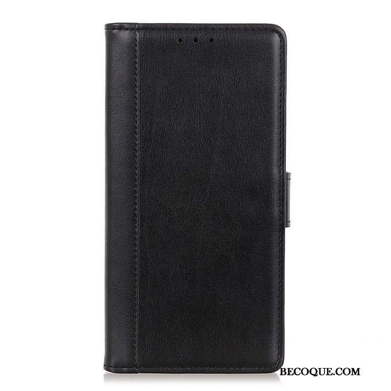 Etui Folio do Sony Xperia 1 IV Stylizacja Skóry