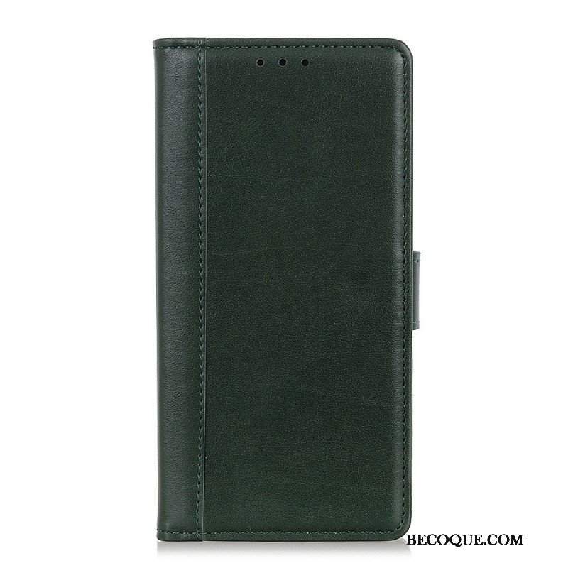 Etui Folio do Sony Xperia 1 IV Stylizacja Skóry