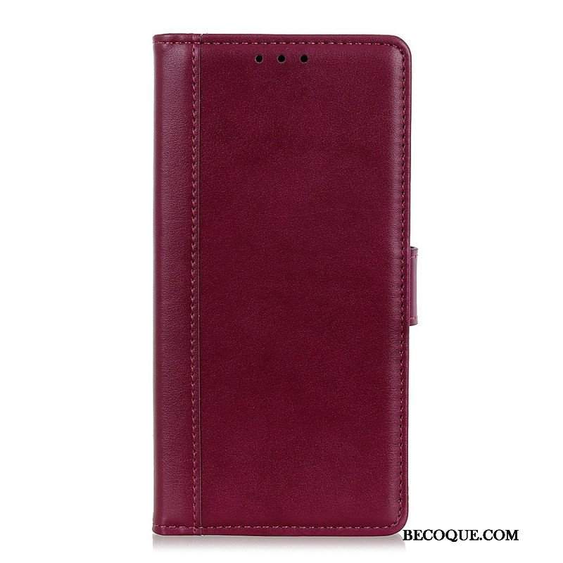 Etui Folio do Sony Xperia 1 IV Stylizacja Skóry