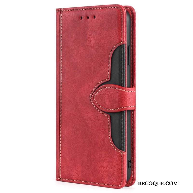 Etui Folio do Sony Xperia 5 IV Dwukolorowy Kwiatowy