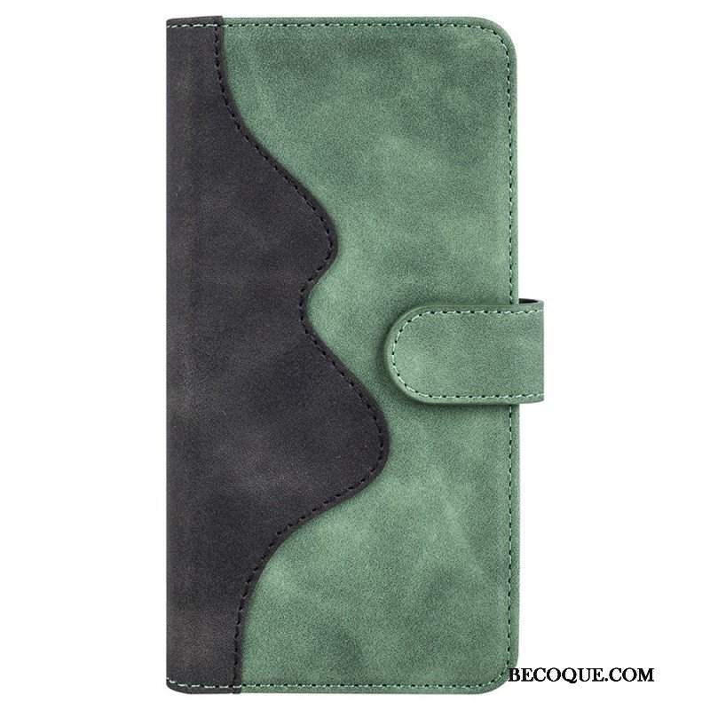 Etui Folio do Xiaomi 12 / 12X Sztuka Dwukolorowa