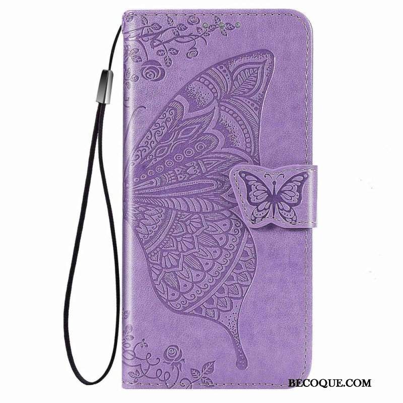 Etui Folio do Xiaomi 12 Lite Barokowy Motyl