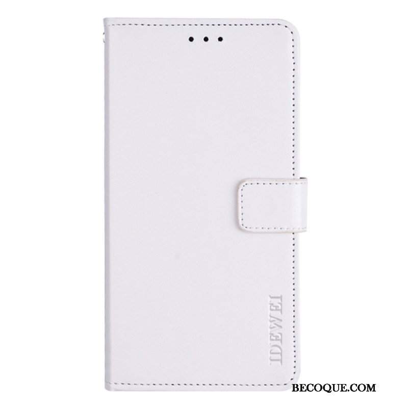 Etui Folio do Xiaomi 12 Pro Imitacja Skóry Idewei