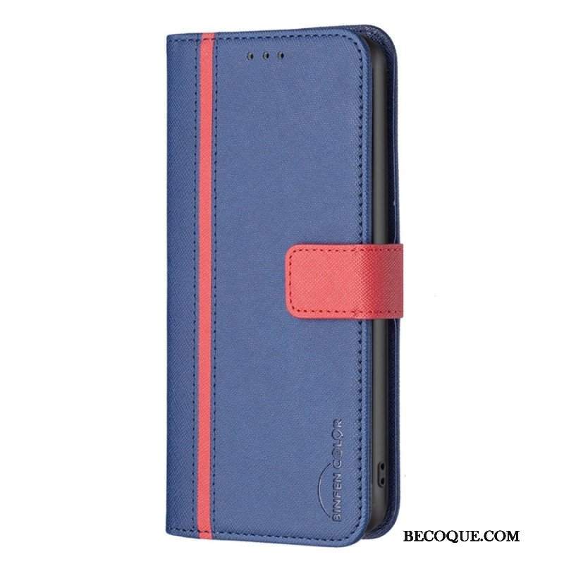 Etui Folio do Xiaomi 12T / 12T Pro Dwukolorowy Kolor Binfen