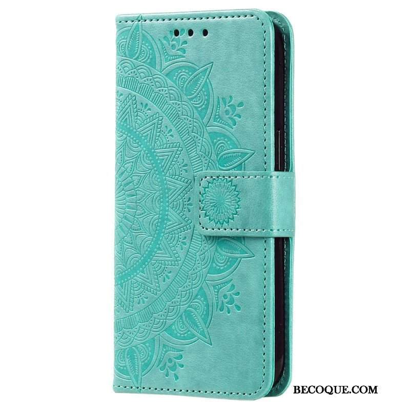 Etui Folio do Xiaomi 12T / 12T Pro Mandala Sun Ze Smyczą