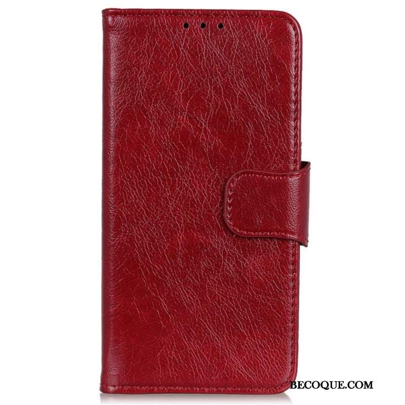 Etui Folio do Xiaomi 13 Lite Dwoina Skóry Nappa