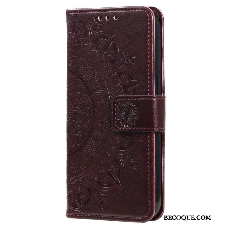 Etui Folio do Xiaomi 13 Mandala Sun Ze Smyczą