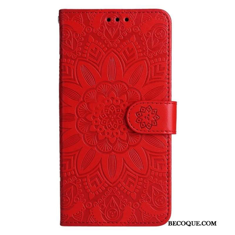 Etui Folio do Xiaomi 13 Mandala Sun Ze Smyczą