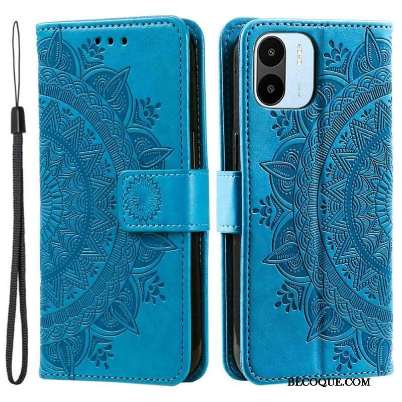 Etui Folio do Xiaomi Redmi A1 Mandala Słońca