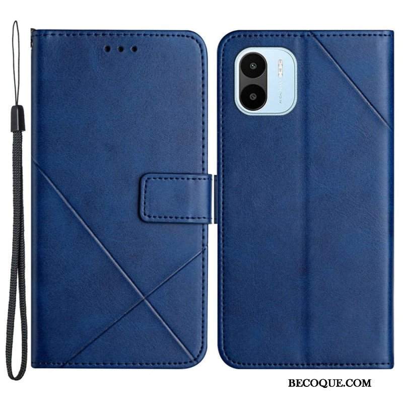 Etui Folio do Xiaomi Redmi A1 X Design Geo Skórzany Styl