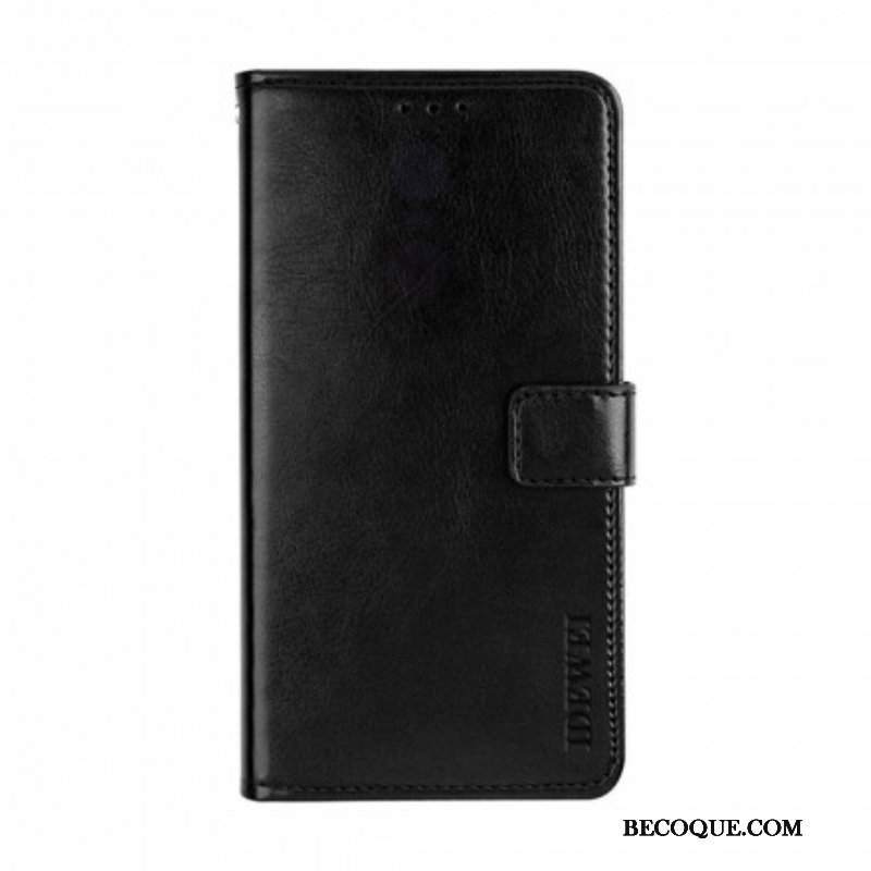 Etui Folio do Xiaomi Redmi Note 10 / 10S Imitacja Skóry Idewei