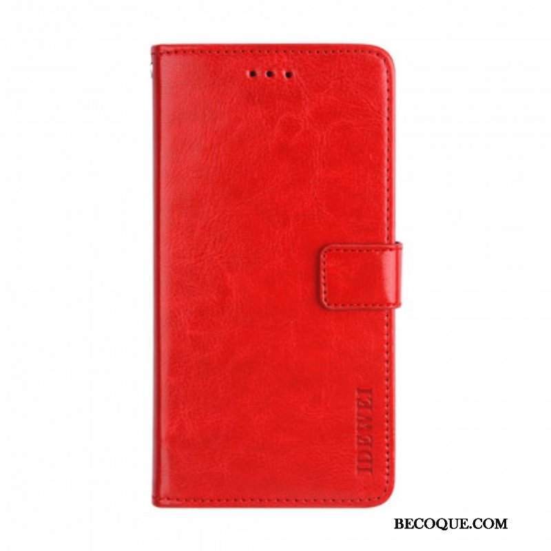 Etui Folio do Xiaomi Redmi Note 10 / 10S Imitacja Skóry Idewei