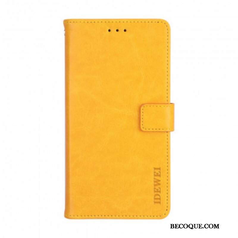 Etui Folio do Xiaomi Redmi Note 10 / 10S Imitacja Skóry Idewei