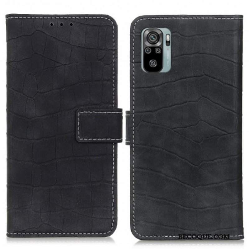 Etui Folio do Xiaomi Redmi Note 10 / 10S Moc Krokodyla