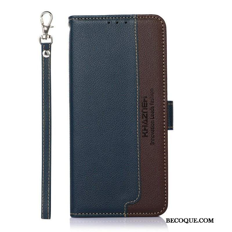 Etui Folio do Xiaomi Redmi Note 10 5G Rfid W Stylu Liczi