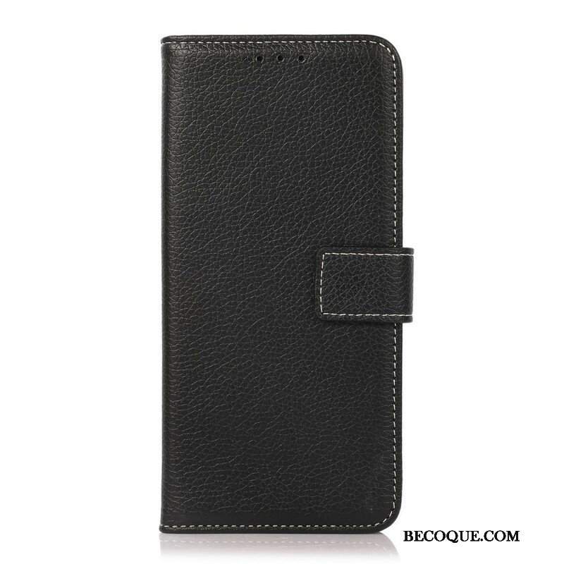 Etui Folio do Xiaomi Redmi Note 10 5G Tekstura Liczi