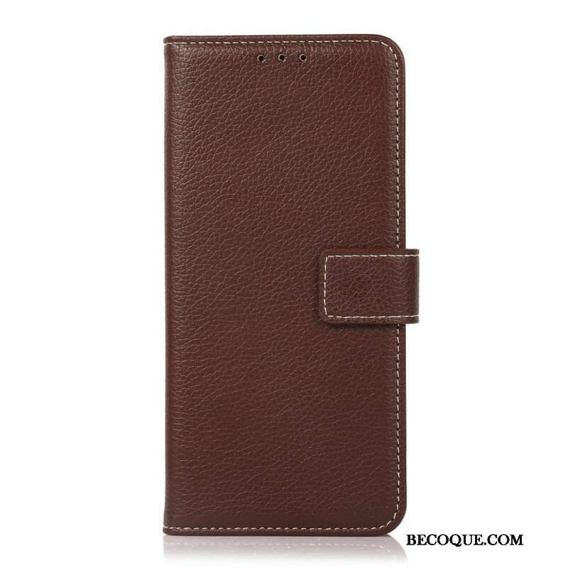 Etui Folio do Xiaomi Redmi Note 10 5G Tekstura Liczi