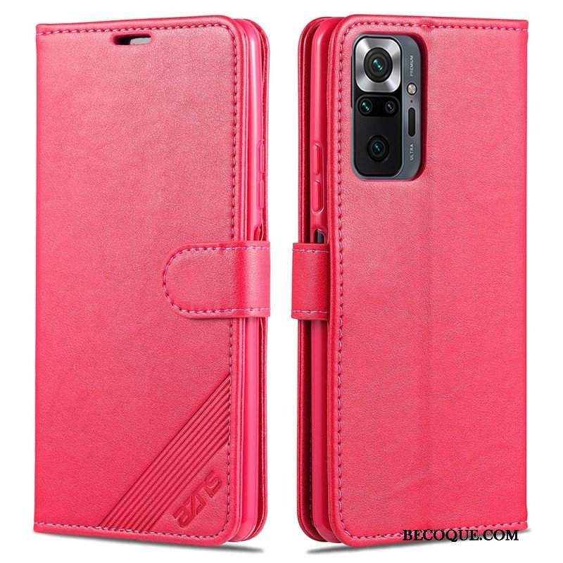 Etui Folio do Xiaomi Redmi Note 10 Pro Sztuczna Skóra Azns