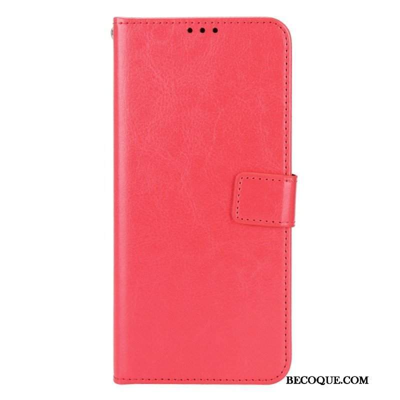 Etui Folio do Xiaomi Redmi Note 11 / 11S Błyszcząca Sztuczna Skóra