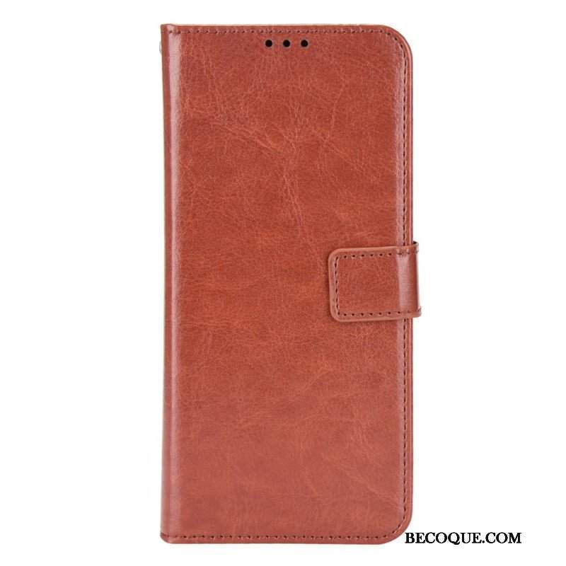 Etui Folio do Xiaomi Redmi Note 11 / 11S Błyszcząca Sztuczna Skóra