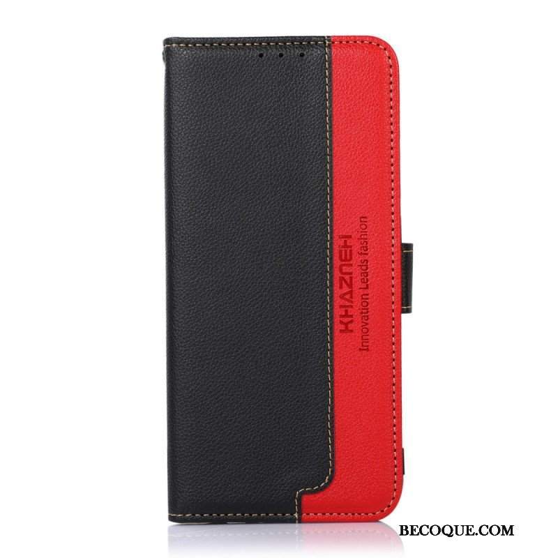 Etui Folio do Xiaomi Redmi Note 11 / 11S Rfid Khazneh W Stylu Liczi