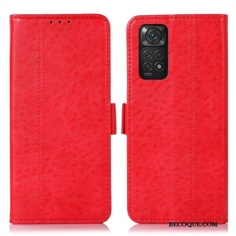 Etui Folio do Xiaomi Redmi Note 11 / 11S Subtelne Przeszycia