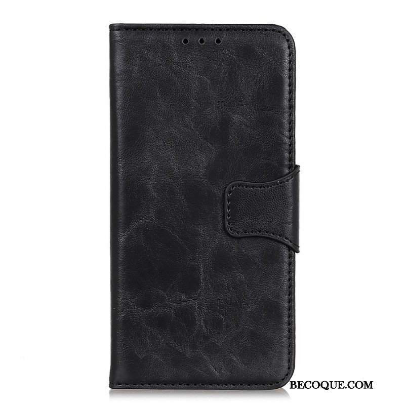 Etui Folio do Xiaomi Redmi Note 11 Pro / 11 Pro 5G Dwustronne Zapięcie Ze Skóry Dwoinowej