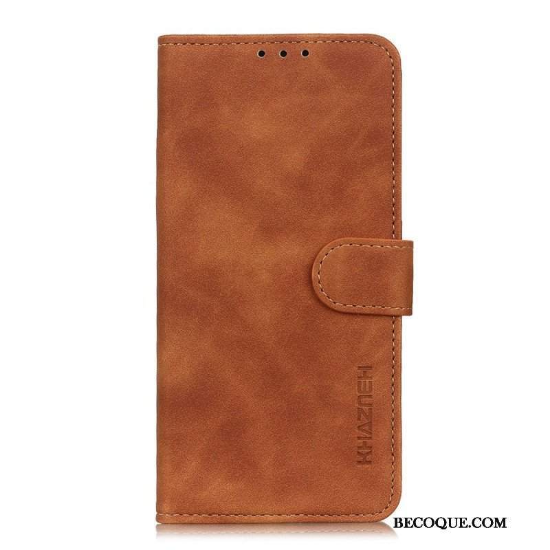 Etui Folio do Xiaomi Redmi Note 11 Pro / 11 Pro 5G Khazneh Efekt Skóry W Stylu Vintage