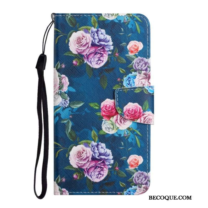 Etui Folio do Xiaomi Redmi Note 11 Pro Plus 5G Kwiaty Liberty Royal