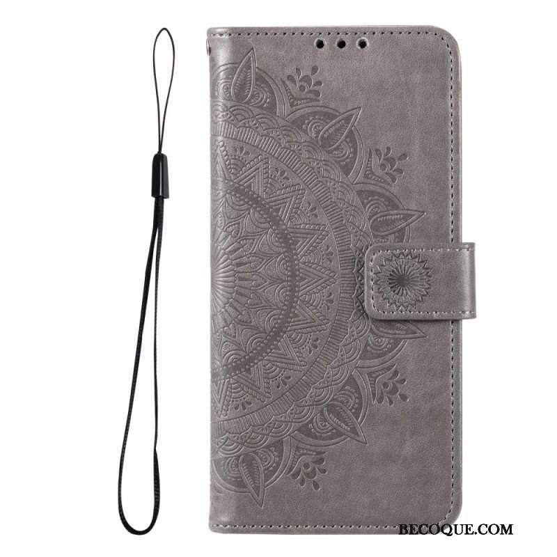 Etui Folio do Xiaomi Redmi Note 11 Pro Plus 5G Mandala Słońca