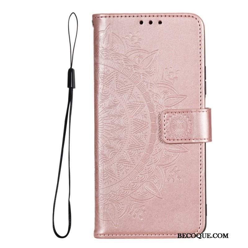 Etui Folio do Xiaomi Redmi Note 11 Pro Plus 5G Mandala Słońca