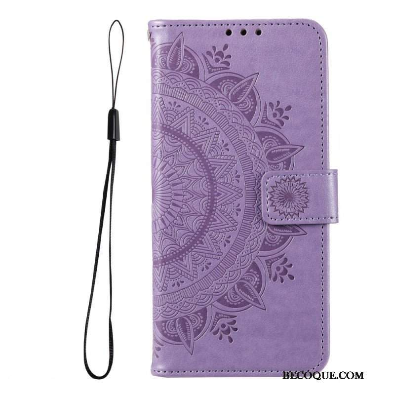 Etui Folio do Xiaomi Redmi Note 11 Pro Plus 5G Mandala Słońca