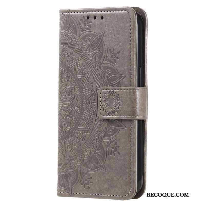 Etui Folio do Xiaomi Redmi Note 12 4G Mandala Sun Ze Smyczą