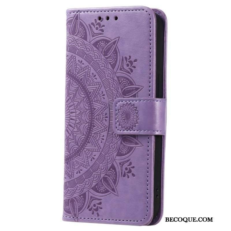 Etui Folio do Xiaomi Redmi Note 12 4G Mandala Sun Ze Smyczą